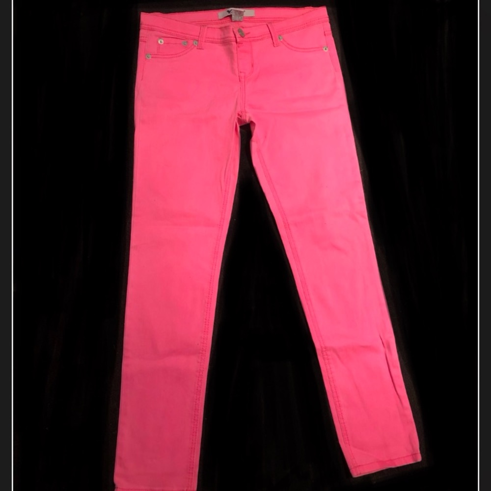 Bright Pink Jeggings
